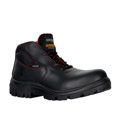 Bota Armada 5012 | Piel-Napa | Suela Arnedo Monodensidad | Policarbonato | Color: Negro