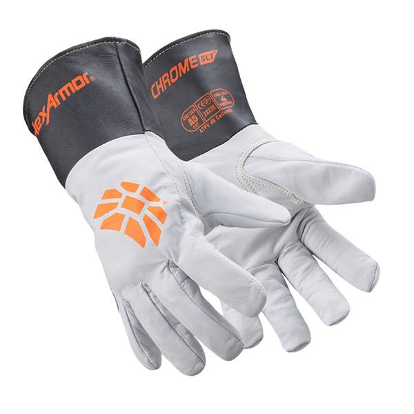 Guante Hexarmor Chrome Slt | Piel De Cabra, Puño Extendido | Forro Aramida-360° | Corte-A4, Abr-4, Pun-4 | Arco 4 | Calor 2