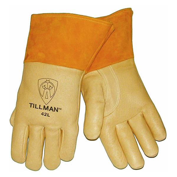 Guante Tillman 42 | Soldadura Mig | Piel De Cerdo Premium | Talla: S