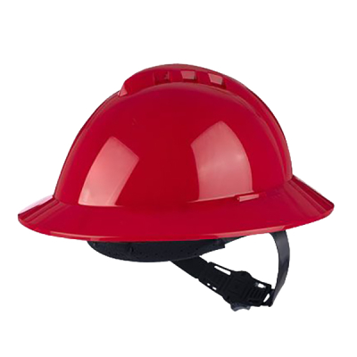 Casco Libus Milenium Ala-Ancha| Suspension Textil 6-Pts | Ajuste-Matraca | Color: Rojo
