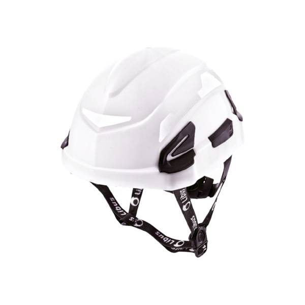 Casco Libus Andes Para Trabajos En Alturas | Suspension Textil 6-Pts | Ajuste-Matraca | Color: Blanco