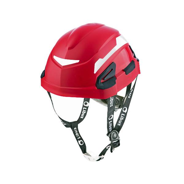 Casco Libus Andes Para Trabajos En Alturas | Suspension Textil 6-Pts | Ajuste-Matraca | Color: Rojo
