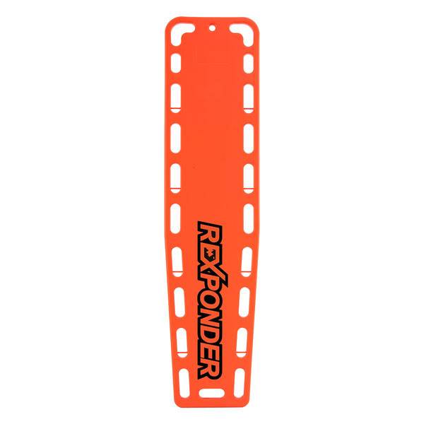 Camilla Rigida De Plastico Rexponder | Rayos-X | 184X45X6-Cm | Naranja | Incluye: (1) Sujetador Tipo Araña