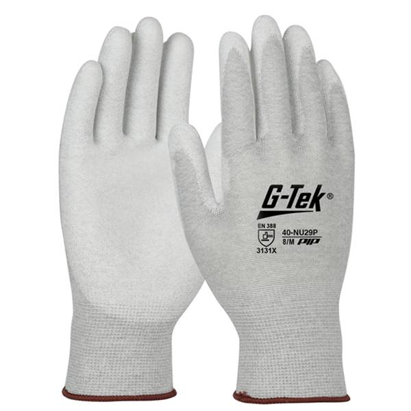 Guante G-Tek Esd | Nylon/Carbon | Poliuretano | 12/Paq=12 Pares