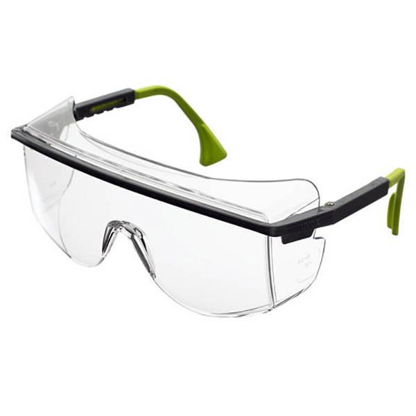 Lente Uvex Avatar Plus Otg | Marco-Negro/Verde | Mica-Clara Ultra-Dura Hc