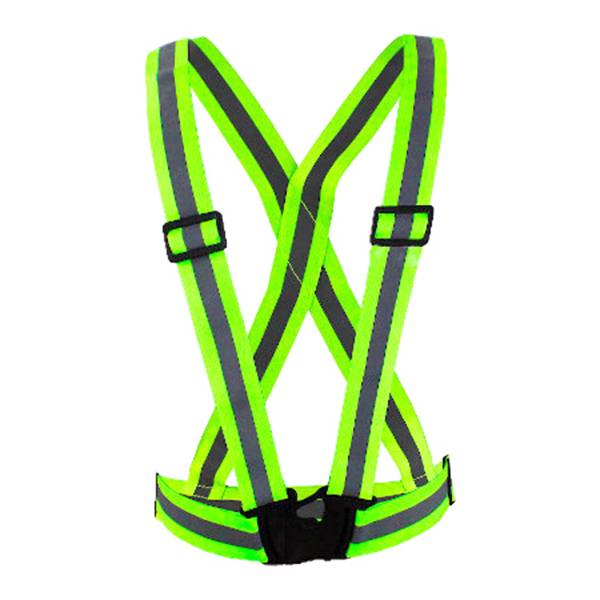 Tirantes Elasticos De Alta Visibilidad | Reflejante | Hebilla Plastica | Amarillo