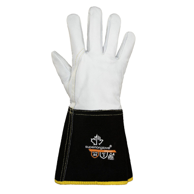 Guante Endura 399Gkgl5 | Piel De Cabra | Puño Extendido | Forro 360°-Aramida | Arc Rated Cat4 | Corte-A4, Abr-4, Pun-4 | Calor 3