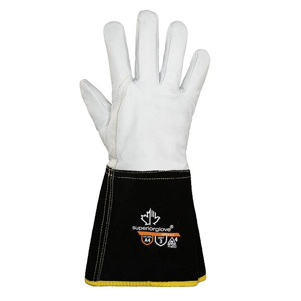 Guante Endura 399Gkgl5 | Piel De Cabra | Puño Extendido | Forro 360°-Aramida | Arc Rated Cat4 | Corte-A4, Abr-4, Pun-4 | Calor 3