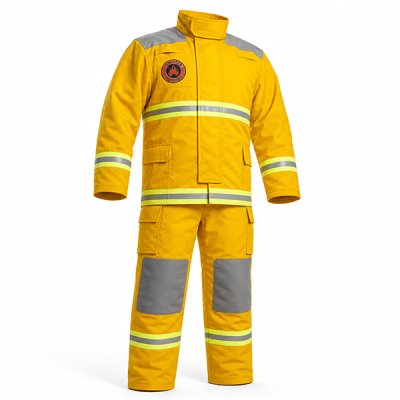 Kit De Traje Para Bombero Fireless Brigadista | Nomex Amarillo 