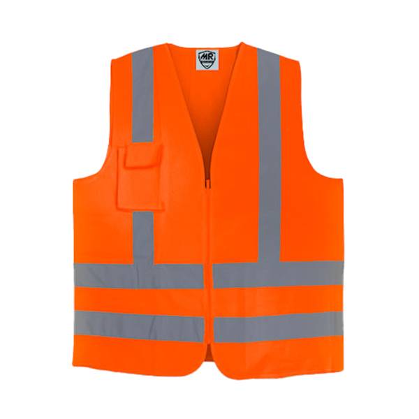 Chaleco Super Lux | Zipper | Unitalla | Color: Naranja