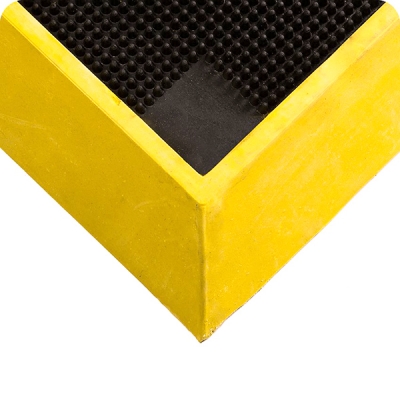 Tapete Tall Wall Sanitizing Footbath | 2-1/2-in | 32x39-in | Negro/amarillo