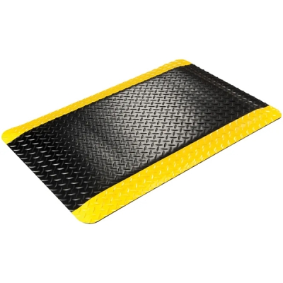 Tapete Diamond-plate Select 495 | 9/16-in | 2x3-ft | Negro/amarillo